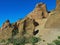 Lunar landscape of coarse and very light tufa