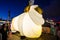 Lunar Lantern `The Sheep` is zodiac symbol of Sheep will be illuminated from dusk at Circular Quay by Artist Alexandra Sommer.