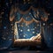 Lunar Lullaby: Embracing the Gentle Moonbeams and Tranquil Night Sky, a Soothing and Peaceful Celestial Cradle of Dreams