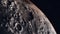 Lunar Splendor: A Realistic Close-Up of the Moon in Photo Realism