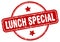 lunch special stamp. lunch special round grunge sign.