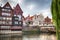 Luneburg harbour with water canal