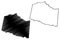 Lunenburg County, Commonwealth of Virginia U.S. county, United States of America, USA, U.S., US map vector illustration,