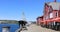 Lunenburg, Nova Scotia waterfront with Fisheries Museum of the Atlantic 4K