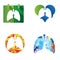 Lung icons Vector