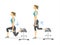 Lunge exercise for legs.