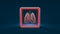 lungs blood vessels air sacs inhale light red emergency sign infection corona virus covid 19. x-ray or ct scan hologram display.