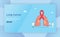 Lungs cancer spot concept for website template page design -  illustration