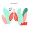 Lungs health check flat illustration