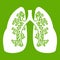 Lungs icon green