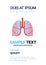 Lungs icon human organ anatomy healthcare medical concept respiratory breathing system infographic template copy space