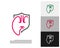 Lungs Shield Logo Template Design Vector, Emblem, Design Concept, Creative Symbol, Icon