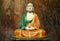 Luohan figure which is a Buddhist saint or wise ma