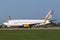 Luqa, Malta 14 January 2015: Jet Time Boeing 737 takes off runway 31.