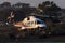 Luqa, Malta - 17 December 2015: AW189 leaving to oil rig.