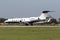 Luqa, Malta 18 April, 2015: Gulfstream Aerospace G-V Gulfstream V lining up runway 31.