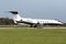 Luqa, Malta 18 April, 2015: Gulfstream Aerospace G-V Gulfstream V lining up runway 31.