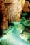 Luray Caverns Wishing Well limestone formations and 8 foot deep water