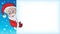 Lurking Santa Claus with copyspace 4