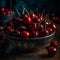 luscious and juicy essence of fresh cherries