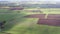 Lush european farming landscape from above 4k 30fps video