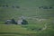 Lush farmland in the West Highlands of Scotland