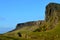 Lush Green Cliffs and Rolling Fields on Skye Scotland