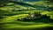 Lush Green Hills of Tuscany Italy