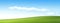 Lush Green Hills Under Blue Sky with Serene Clouds GenerativeAI