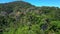 Lush green Jungle tropical mountain landscape Amazing aerial view flight drone