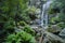 Lush green Waterfall in Tasmania