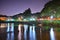 Lush greenery by Lower Seletar Reservoir at night