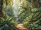 Lush Jungle: Watercolor Paradise