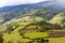 Lush mountains near Leimebamba, Pe