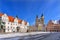 Luther Statue Colorful Market Square Rathaus Lutherstadt Wittenberg Germany