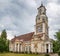 Lutheran church in Aluksne, Latvia