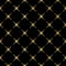 Luxe Gold Black Ornamental Lattice Pattern, Seamless Vector, Drawn