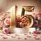 Luxe Golden 15th Birthday with Roses