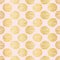 Luxe Rose Gold Polka Dots Pattern Seamless Vector, Drawn Metallic