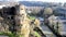 Luxembourg city landscape with vintage viaduct,