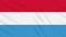 Luxembourg flag waving cloth background, loop