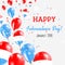 Luxembourg Independence Day Greeting Card.