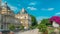 Luxembourg Palace and park timelapse hyperlapse in Paris, France.