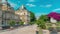 Luxembourg Palace and park timelapse hyperlapse in Paris, France.