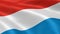 Luxembourger flag in the wind