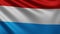 Luxembourgish flag fluttering in the wind close up, national flag of Luxembourg waving in 3d, Luxembourg flag in 4k