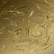 Luxery golden delicately textured swirled liquified modern abstract design