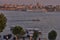 Luxor ,Egypt afternoon shot from west bank showing Nile river
