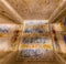 LUXOR, EGYPT - FEB 20, 2019: Ceiling of the burial chamber of Ramesses IV tomb in the Valley of the Kings at the Theban