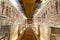 Luxor, Egypt - September 11, 2018: Tomb KV11 is the tomb of Ancient Egyptian Pharaoh Ramesses III. Located in the main valley of